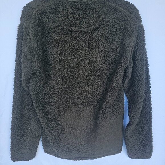 Brown Sherpa Quarter Zip | 1/4 Zip | Pullover - Picture 2 of 3